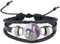 SUJEBRAN Tagebücher der Apothekerin Leder Armband Mehrlagiges Gewebtes Vintage Armbänder Anime Verstellbare Länge Leder Armreif Schmuck (03)