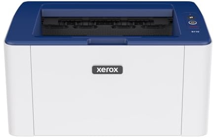 Xerox Imprimante Laser Monochrome sans Fil B110 – A4 compacte, 20 ppm, Compatible Mobile, Bureau à Domicile, Petite Entreprise, étudiant, Wi-FI, Apple AirPrint, Hautes Performances, EU