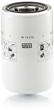MANN-FILTER, W 13 110 Oil Filter | For Trucks & Buses, Highest Filtration Performance, Engine Protection, High Quality Sealing, True OE Engineering