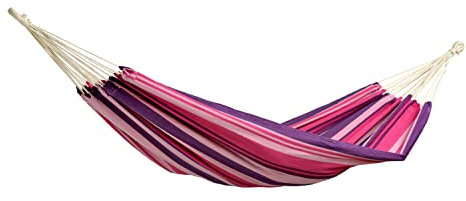 AMAZONAS Hängematte wetterfest UV-beständig Tahiti Candy 200cm x 100cm bis 120kg buntgestreift