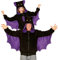 W WIDMANN MILANO Party Fashion - Kostüm Fledermaus, Fleecejacke mit Kapuze, Karneval, Mottoparty