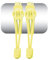 LOCK LACES 674740303259 Elastische Schnürsenkel ohne Steg, Unisex, Erwachsene, Neongelb, Einheitsgröße