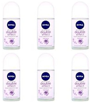 6 x NIVEA Deodorant Körper Double Effect Roll – on Angebot in Stock