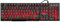 Rii Gaming Keyboard, RK100 Light Up Keyboard Mechanical Feeling Keyboard with 3 Single LED Backlit Color (Red/Purple/Blue)-UK Layout