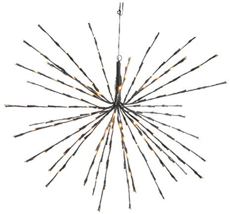 Kaemingk Leuchtstern Polarstern 160 LED Blinkfunktion 70cm außen schwarz