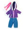 Miniland Set Puppenkleidung 32cm, Jeanshose, Jacke mit Kapuze und Schal