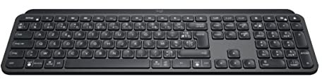 Logitech MX Keys Advanced Teclado Inalámbrico, Bluetooth, Clara Respuesta Táctil, Retroiluminación, USB-C, PC/Mac/Portátil, Windows/Linux/IOS/Android, Disposición QWERTY Portugués - Negro