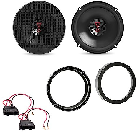 Lautsprecher Einbauset kompatibel mit Fabia 5J Octavia 1U 5E Roomster vorne oder hinten JBL Stage3 627 16,5 cm Koaxial 2-Wege Lautsprecher 45 Watt 3 Ohm