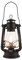 Lindby Tischlampe, Dekolampe Laternenform Metall Glas Nachttischlampe Laterne Vintage Design rostfarben Tischleuchte 1x E14 max. 40W ohne Leuchtmittel