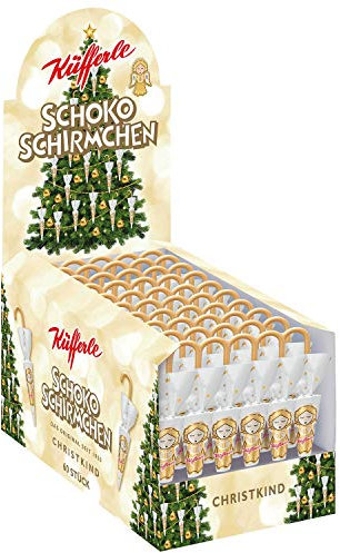Küfferle Schokoschirmchen Christkind 810g (60 Stück)