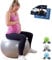 VITALWORXX Gymnastikball rutschfest und Extrem Stabil - Ohe Qualität Fitnessball mit Pumpe Für Schwangere, Yoga Ball, Sitzball, Pezziball, Verfügbar in Gymnastikball 65cm und Gymnastikball 75cm