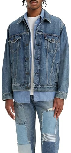 Levi's New Relaxed Fit Trucker, Giacca in Denim Uomo, Waterfalls, L