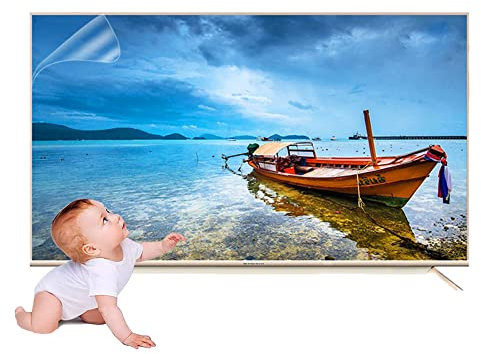 XRRX 55in Matte Anti-Glare TV Bildschirmschutzfolie, Anti Blue Light Monitor Filter, Reduziert Strahlung Schutzfolie Für Die Augen Für LCD, 4K OLED & QLED HDTV Bildschirme / 55in 1221x689mm