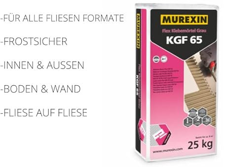 FLEX KLEBEMÖRTEL GRAU KGF 65