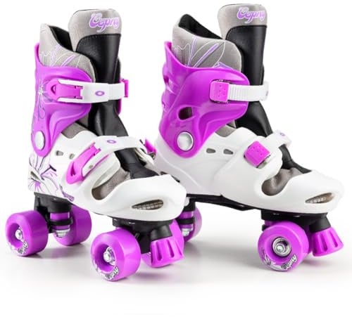 Osprey Quad Roller Skates for Kids, Adjustable Skates for Girls and Boys - Multiple Colours