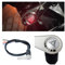 URPIZY Interrupteur LED rouge pour moto, 12 V universel ON + OFF pour guidon, bouton poussoir pour lampe de travail