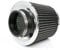 AUTOXBERT Universal Car Air Filter Induction Kit Sports Car Cone Air Filter Chrome Finish Silver 3 76mm Performance High Flow Cold Air Intake Cone Replacement Dry Filter(Single Pack,76mm)