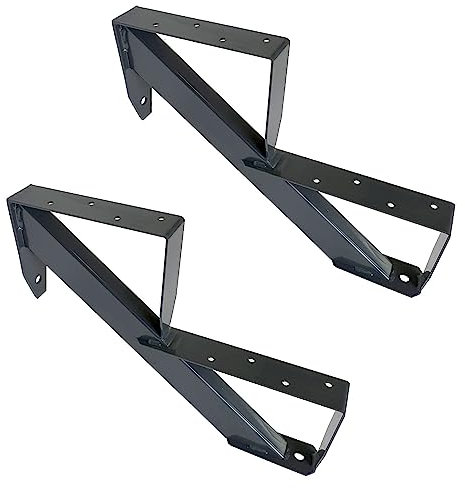Kaminbau Mierzwa Treppenholm Holz-Treppe Treppenwange Treppenrahmen Anthrazit Wählbar 2-6 Stufen (2 Stufen)