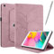 Netany Funda para Samsung Galaxy Tab A 8.0 2019 (Sm-T290 / Sm-T295) con lápiz Capacitivo, Piel sintética con Tapa función Atril Soporte para lápiz Árbol de La Vida Funda - Oro Rosa