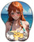 One Piece Nami 3D Tapis de Souris de Dessin Animé Stéréoscopique, Tapis de Souris antidérapant pour PC Accessoires Tapis de Souris de Bureau
