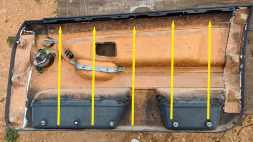 Kit de réparation de panneau de porte BMW E36 / Kit de réparation de panneaux de porte de BMW E36 / Kit de réparation de portes BMW E36 fabriqué en impression 3D (panneau côté conducteur)