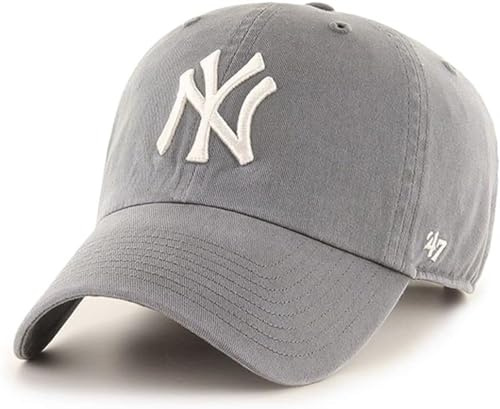 47 MLB Mütze, Unisex, für Erwachsene, Dunkelgrau, verstellbar, Einheitsgröße, New York Yankees, Einheitsgröße