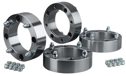 SKINII Spurverbreiterung 4PC 4x156mm ATV Spurverbreiterungen 2 Zoll Mit 3/8-24 Bolzen Für Polaris 1996-2012 Distanzscheiben