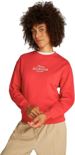 Tommy Hilfiger Reg Hilfiger Sweatshirt Ww0ww44631 Reg Felpa Hilfiger WW0WW44631 Donna