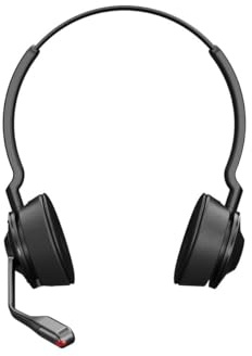 Jabra Engage 55 SE Stereo-Headset MS, Link 400a DECT-Adapter USB-A, 1,2 m USB-C-auf-USB-A-Kabel, Tragetasche, Garantie und Warnung (Sicherheitsbroschüren)