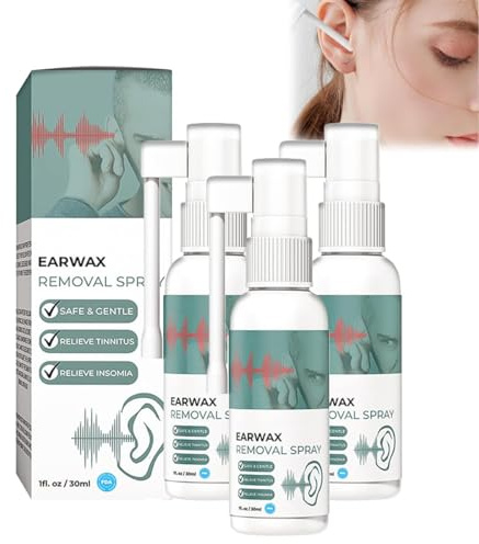 Spray per il ripristino dell'udito, spray per la pulizia del cerume, spray per sollievo dall'acufene Medilisk, spray per l'acufene per orecchie, spray per sollievo naturale per orecchie che suonano (3