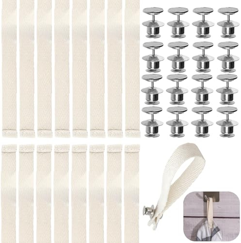 JAONLD Accroche Torchon Cuisine 16 Pièces Crochet Torchon Cuisine Attache Torchon avec Fermeture Boucle Ardillon, Pince Torchon pour Torchons, Serviettes de Bain, Décorations, Camping