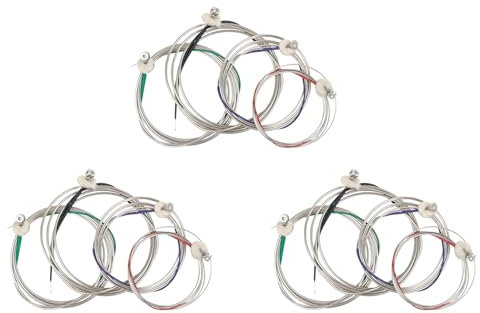 GIWFBQTR 12 Stücke Kontrabass Saiten Kontrabass Saiten 4/4 3/4 1/2 1/4 1/8 GrößE 1. 2. 3. 4. Kontrabass Saiten