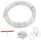 10 Gauge 2.5mm Aluminum Craft Wire, 10m Bendable Metal Wire for Modelling, Sculpting, Skeleton, Floral Making, Jewelry Making, Gardening, Christmas Wreath Making and Wrapping