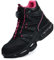 PAQOZKC Scarponi Antinfortunistiche Donna Impermeabile Scarpe Antinfortunistiche Alte Leggere Scarpe da Lavoro con Punta in Acciaio Comode Cuscino d'aria C21/Rosa 40