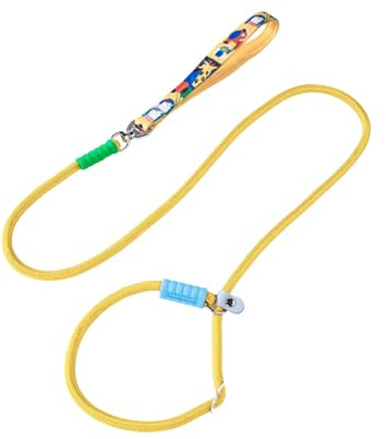 2026 Robuste Hundeleine für kleine mittelgroße Hunde, reflektierendes Nylon, für das Training von Spaziergängen im Freien, leicht, verstellbare Kontrolle (A, 180cm)