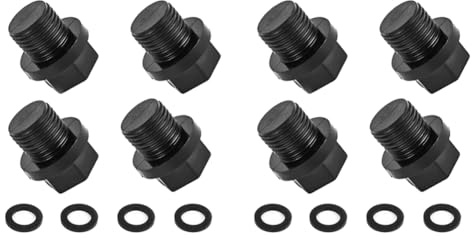 Reeatel 8 Pack Drain Plugs with O-Rings Pump Plug Pool Filters Replacement Pool Drain Pump Plug SPX1700FG for Pumps