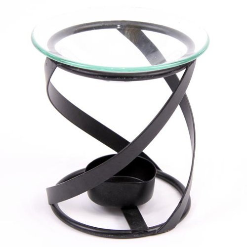 Puckator OB98 Spiral Metal Oil Burner 10cm x 10cm x 11cm