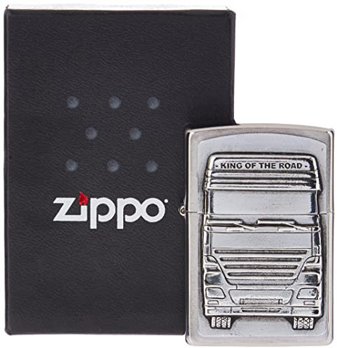 Zippo 1300176 Feuerzeug 200 King of The Road Emblem