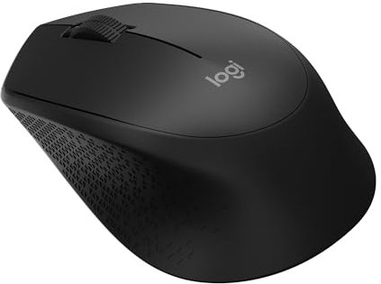 Logitech M280 Mouse Wireless, 2,4 GHz con Ricevitore USB Nano, Tracciamento Ottico 1000 DPI, 3 Tasti, Durata Batteria di 18 Mesi, Compatibile con PC, Mac, Laptop, Chromebook - Nero