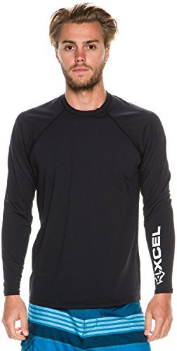 Xcel Herren Signature Ventix LS UV-Schutz Tee, schwarz