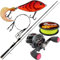 Angel-Berger Wild Devil Baits Baitcast Combo Baitcast Rute Baitcaster Angelset Jerkbait Set