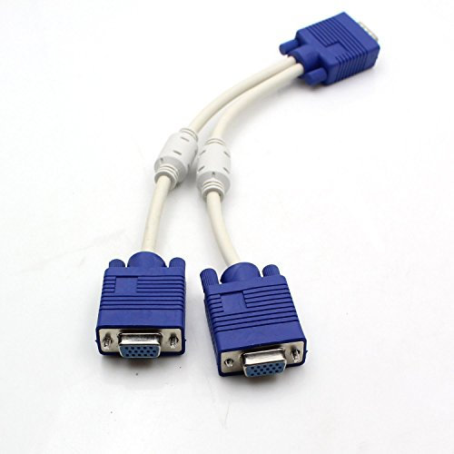 Honbay VGA Monitor Y Splitter Cable