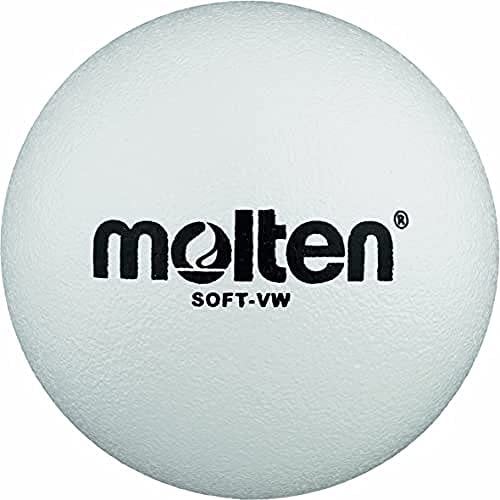Molten Softball Volleyball Soft-VW, Weiß, Ø 210 mm Ball, Ø
