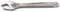 BETA 111 100 - Chiave a rulli regolabile con scala cromata, 100 mm