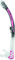Cressi Alpha Ultra Dry, Black Trockene Schnorchel, transparent/pink, Silver