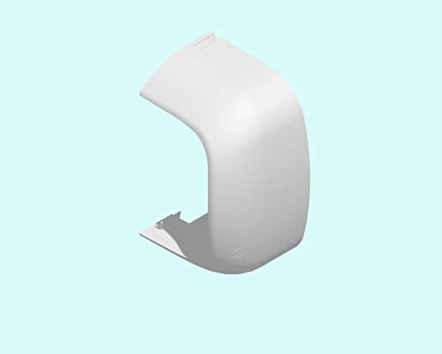 réduction - pour goulotte de climatisation - 120 vers 90 mm - blanc - iboco 06839