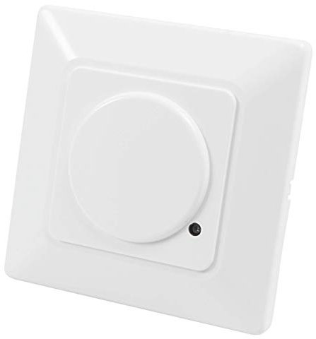 McShine - Mikrowellen HF Bewegungsmelder unterputz | LX-754 | Erfassungswinkel 180°, 230V 1200W, 3-Leitungs Anschluss, Reichweite 5m-15m, Unterputzmontage weiß