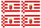 Kiwistar Aufkleber 4,5 x 2,3 cm Bremen - Bundesland Autoaufkleber Deutschland Flagge Länder Wappen Fahne Sticker Kennzeichen - Auto - Fahrrad - LKW