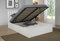 Wooden Ottoman Storage Bed Double 4FT6 Or King Size Storage bed Zoe White Kelsey Stores (5FT King Size Storage Bed)