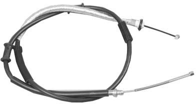 Borg & Beck BKB2858 Brake Cable- Lh Rear To Fit Fiat Punto Grande 1 2 05-